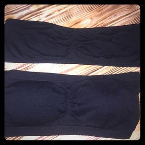 ‼️BOGO Black bandeau set, medium to large